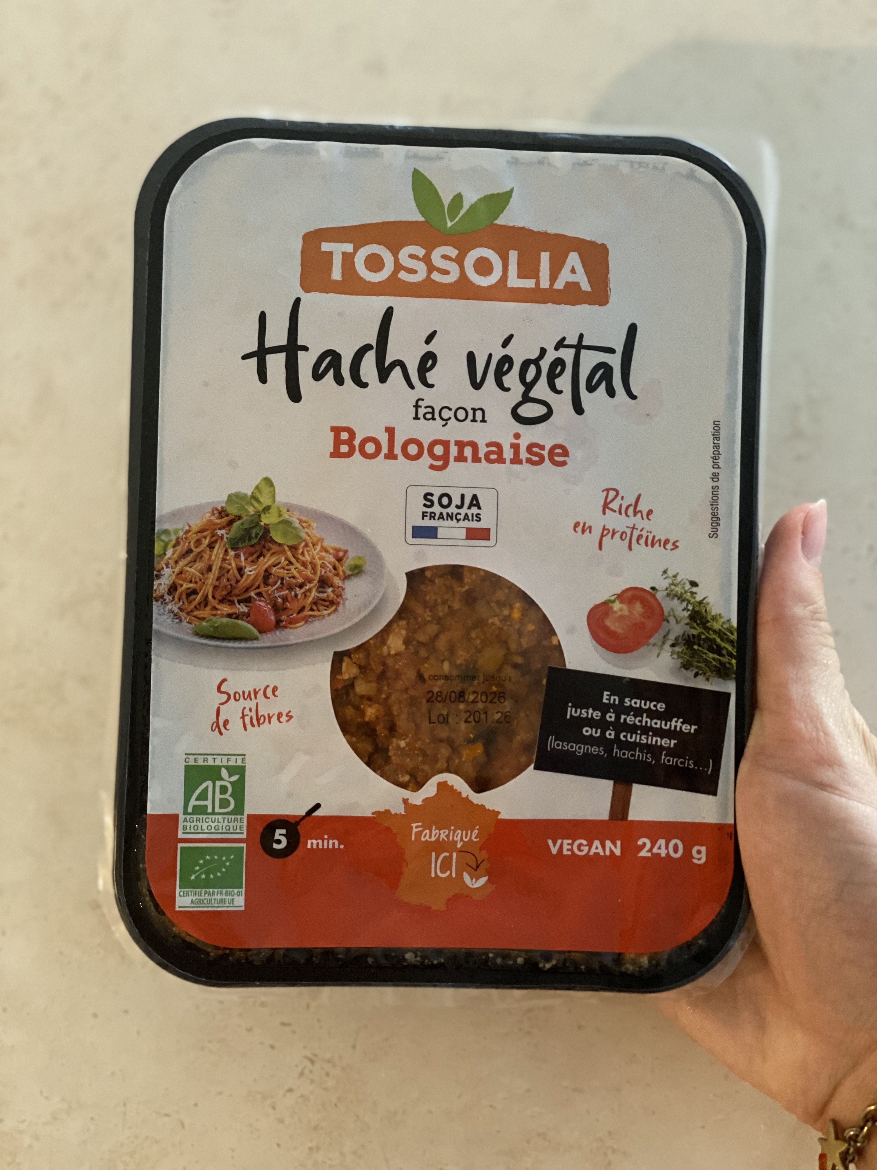 Haché végétal