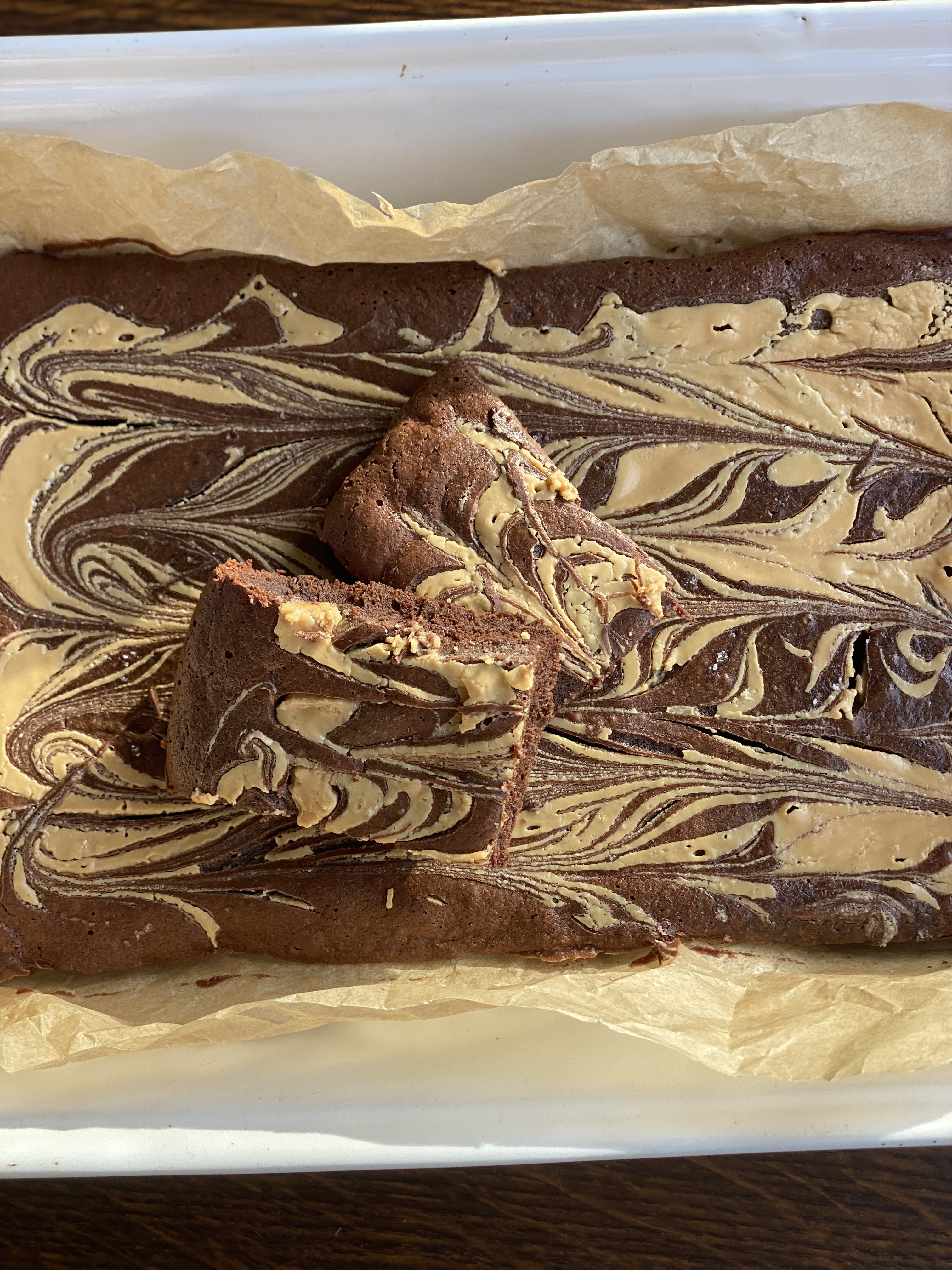 GÂTEAU AU CHOCOLAT ET BEURRE DE CACAHUÈTE