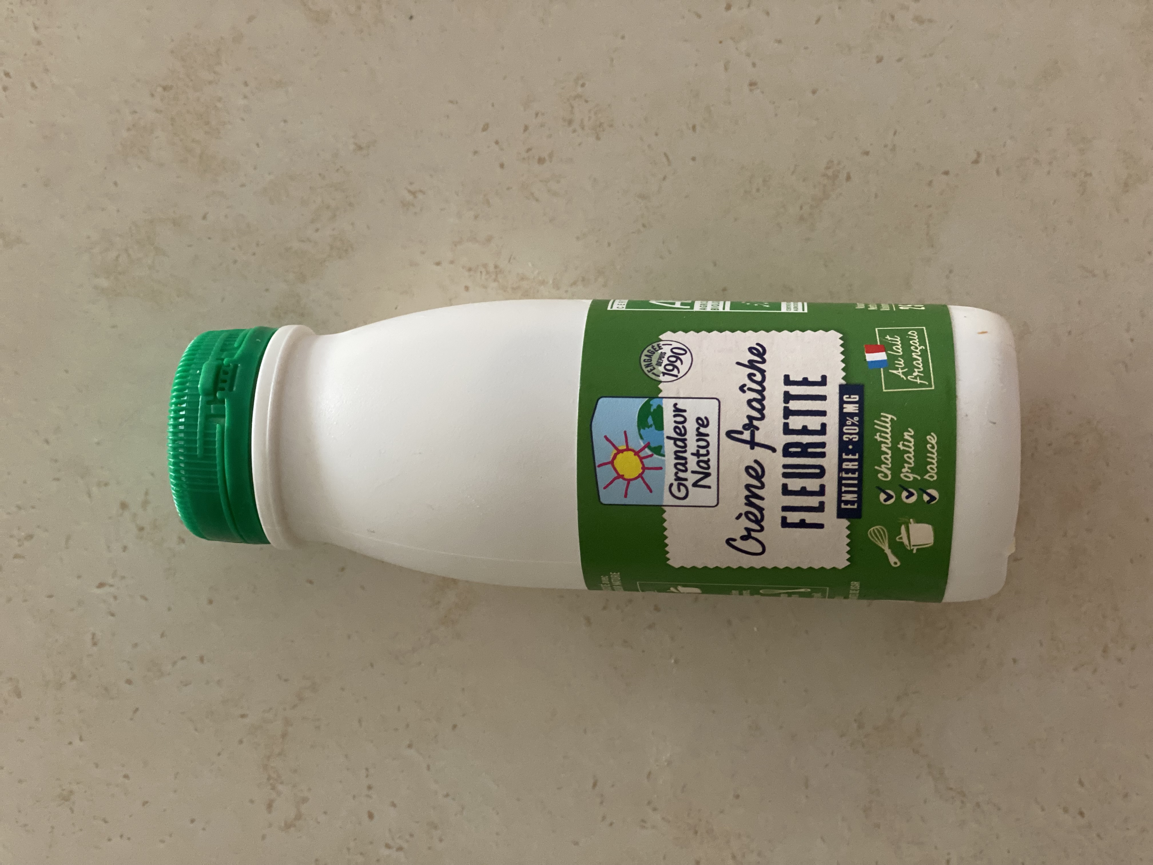 Crème fraîche fleurette (liquide)