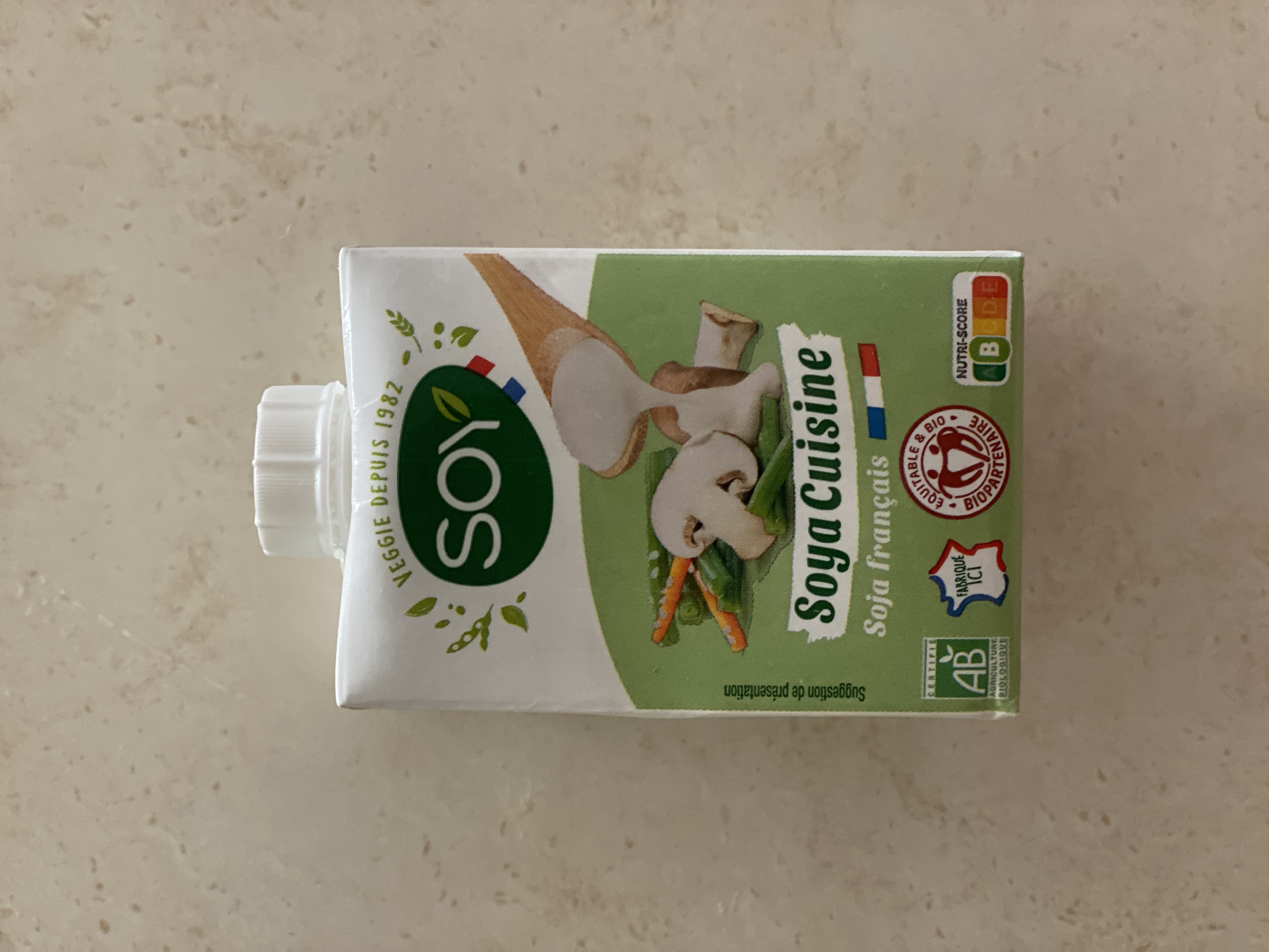 Crème de soja