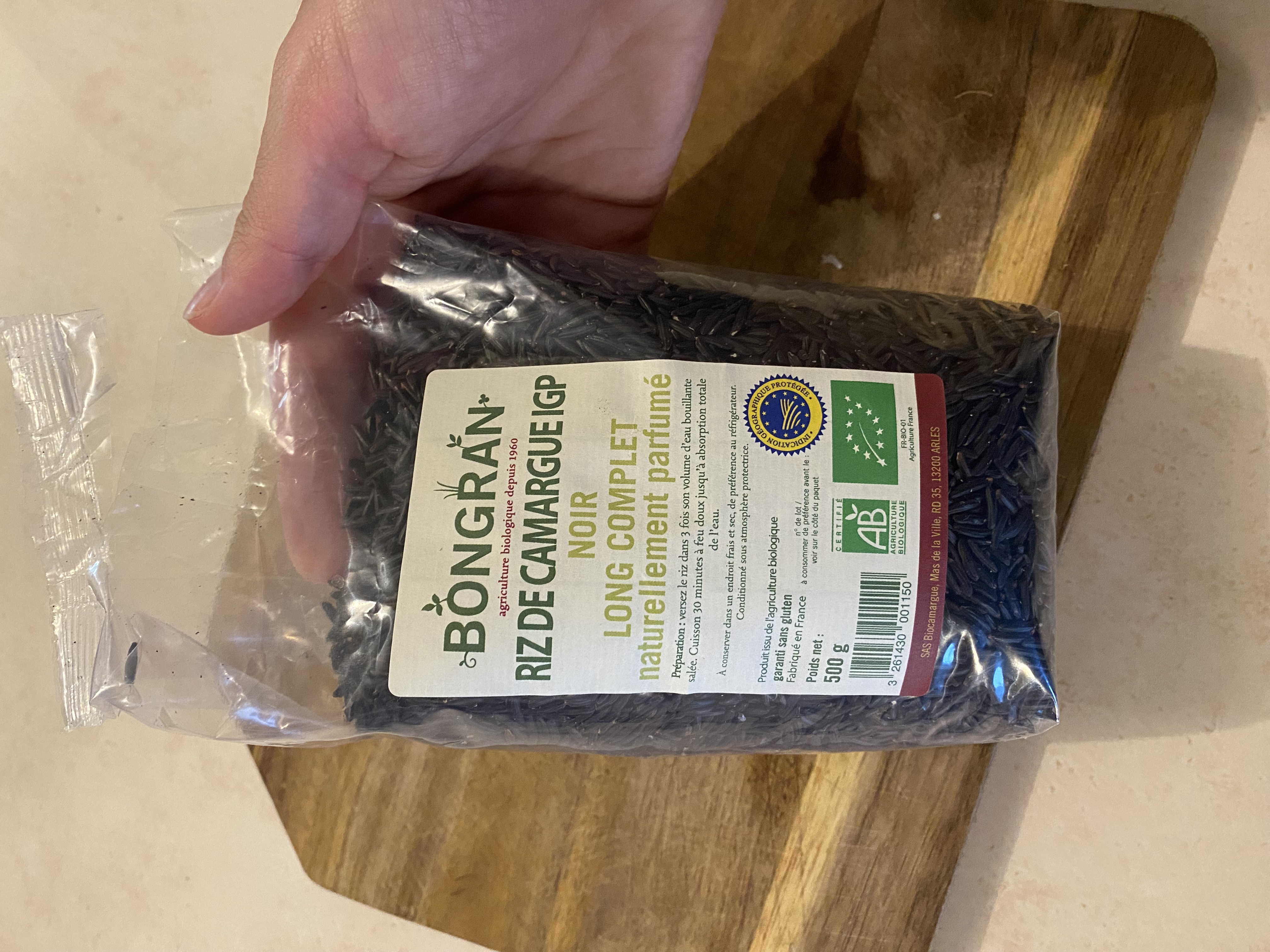 Riz noir complet